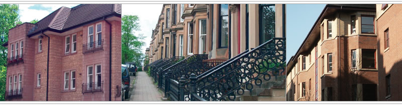 Flatted and tenement properties managed by Walker Sandford in Glasgow